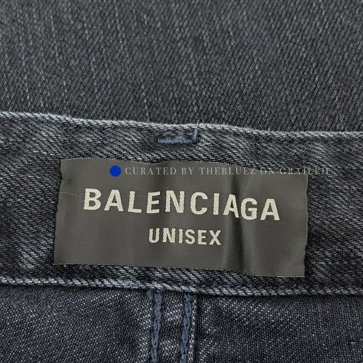 Balenciaga Washed Distressed Wide-Leg Denim Pants Size US 32 / EU 48 - 7 Thumbnail