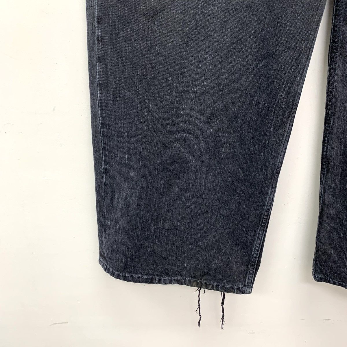 Balenciaga Washed Distressed Wide-Leg Denim Pants Size US 32 / EU 48 - 5 Thumbnail