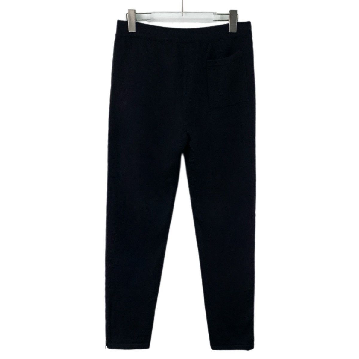 Prada Black Triangle Logo Wool Joggers Size US 34 / EU 50 - 2 Thumbnail