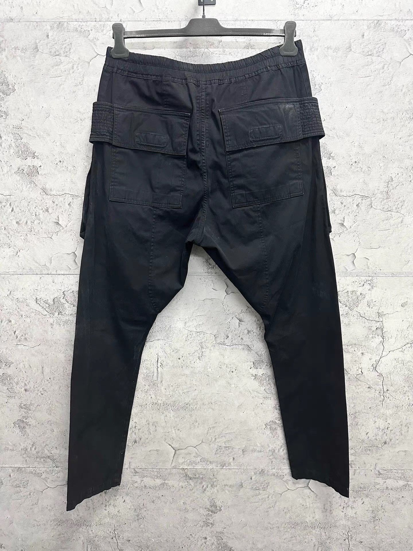 Rick Owens Dual-Loop Cargo Pants in Black Size US 32 / EU 48 - 2 Thumbnail