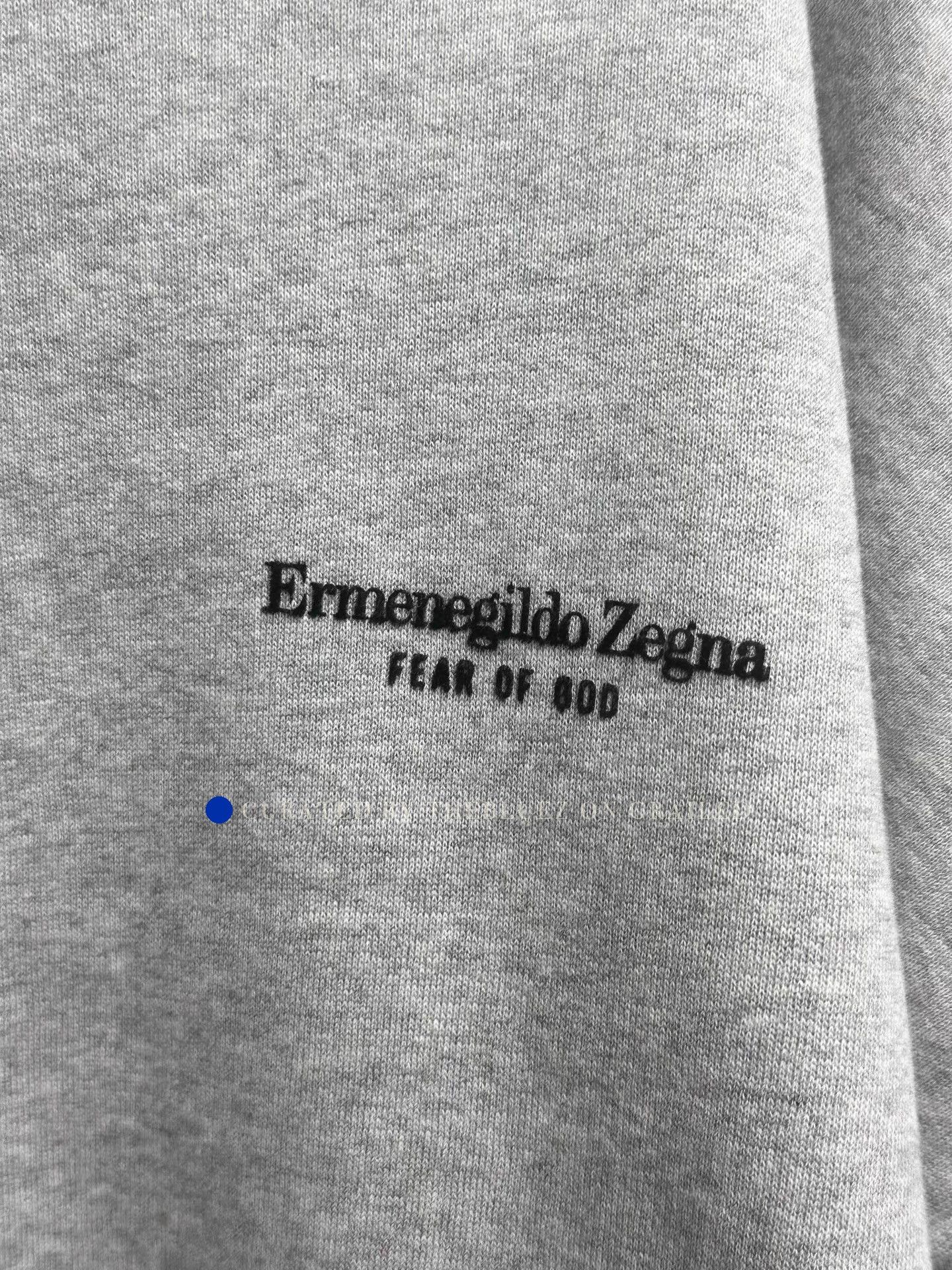 Ermenegildo Zegna Gray Crewneck Sweatshirt Collaboration Size US XL / EU 56 / 4 - 3 Thumbnail