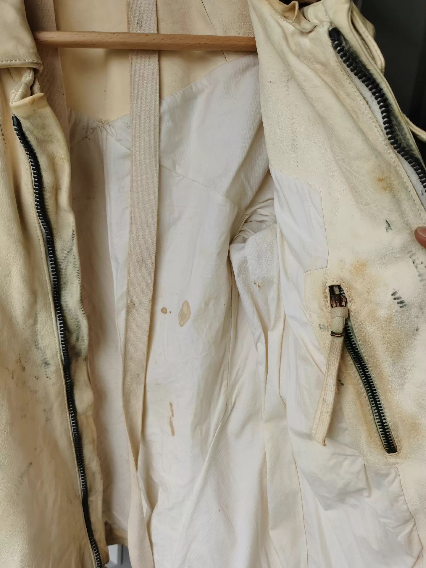 Boris Bidjan Saberi Distressed Multi Leather Jacket in M Size US M / EU 48-50 / 2 - 7 Thumbnail