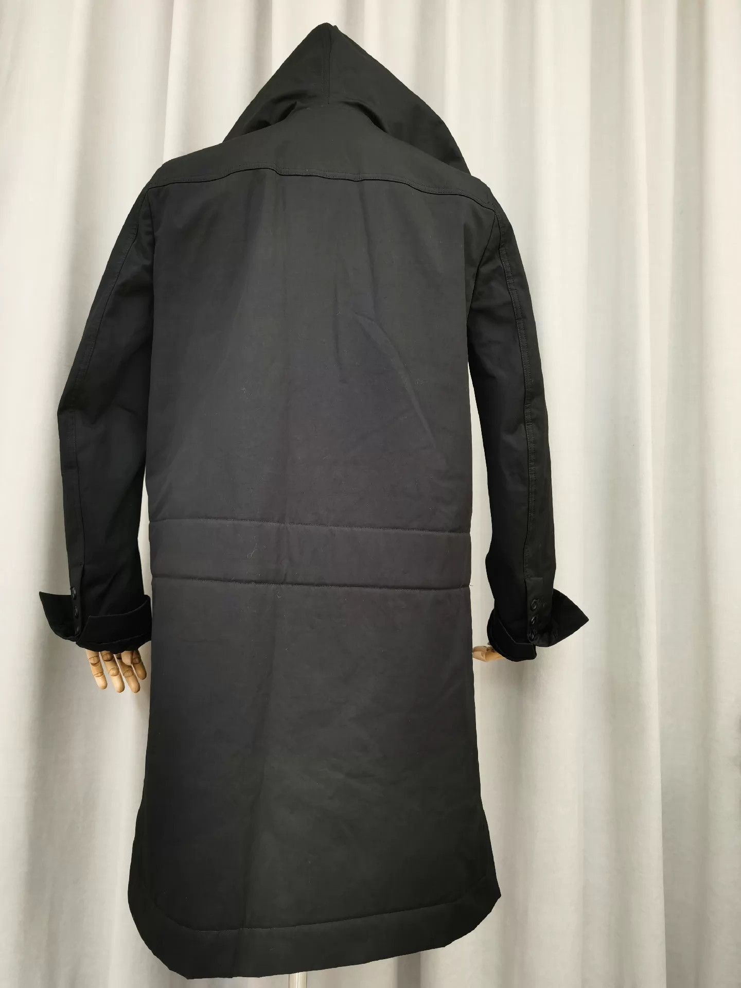 Rick Owens Hooded Long Padded Coat in Black Size US M / EU 48-50 / 2 - 4 Thumbnail