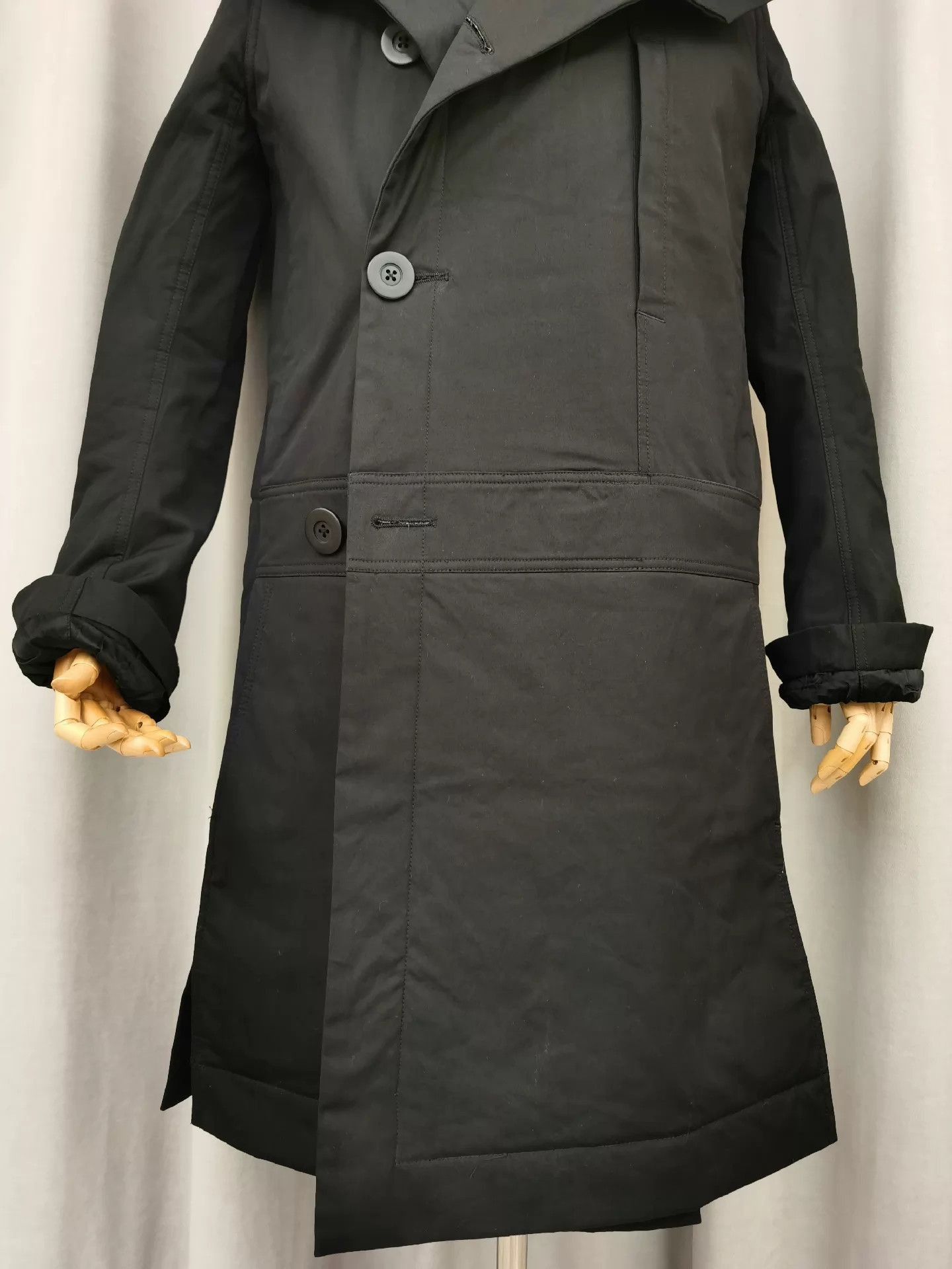 Rick Owens Hooded Long Padded Coat in Black Size US M / EU 48-50 / 2 - 3 Thumbnail