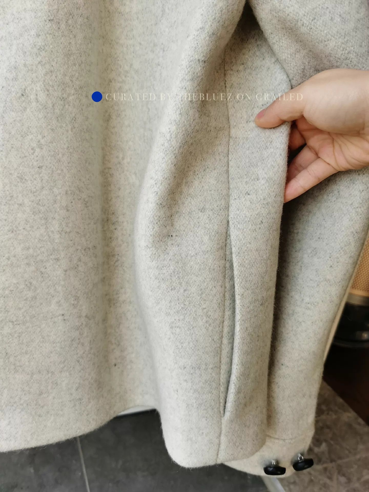 Dior Elegant Wool Short Coat with Sheepskin Collar Size US M / EU 48-50 / 2 - 6 Thumbnail