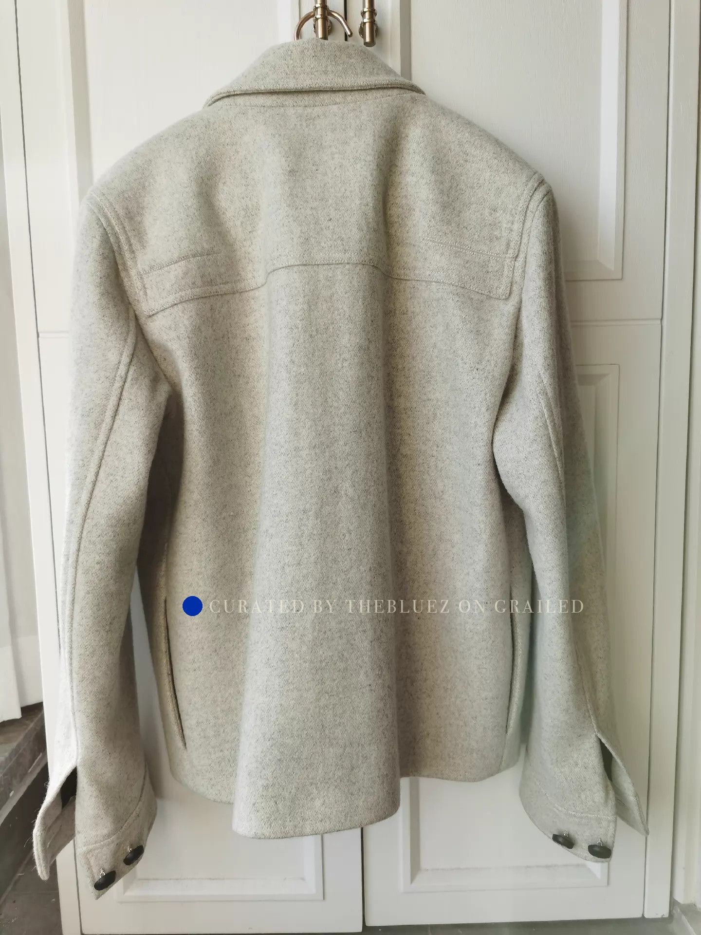 Dior Elegant Wool Short Coat with Sheepskin Collar Size US M / EU 48-50 / 2 - 7 Thumbnail