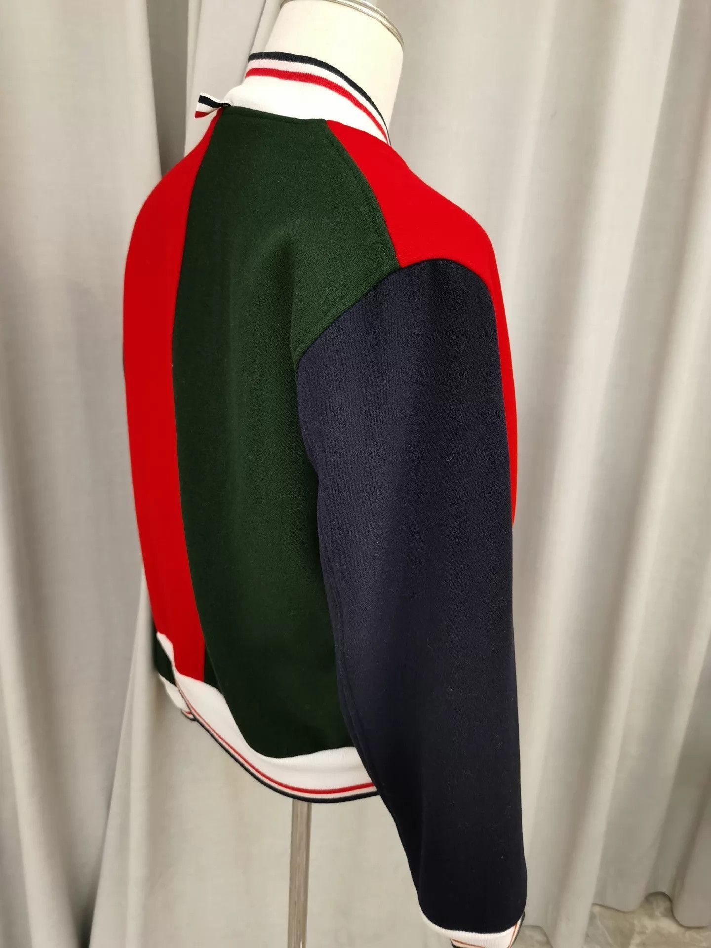 Thom Browne Color-Blocked Varsity Jacket in Multi Size US S / EU 44-46 / 1 - 4 Thumbnail