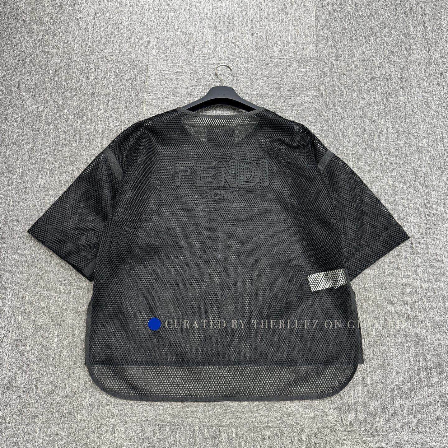 Fendi Cutout Black T-Shirt in Size M Size US M / EU 48-50 / 2 - 5 Thumbnail
