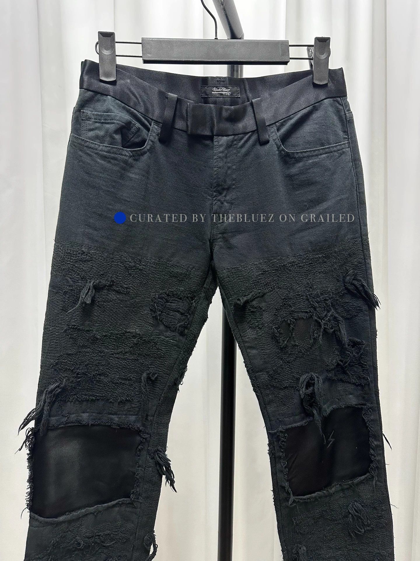 Undercover Distressed Black Jeans Size 30 Size US 30 / EU 46 - 2 Thumbnail