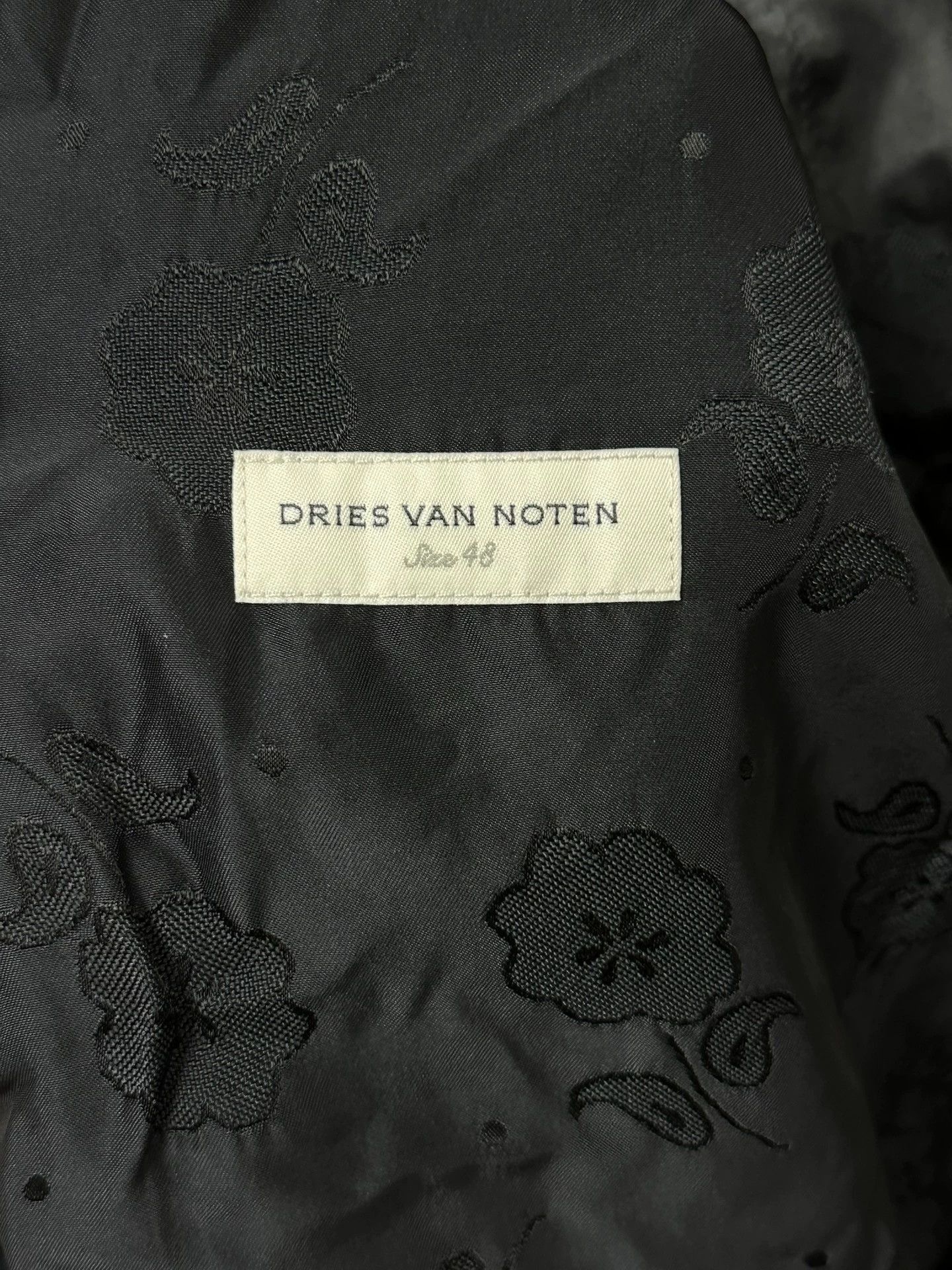 Dries Van Noten Elegant Black Faux Silk Jacket Size US M / EU 48-50 / 2 - 7 Thumbnail