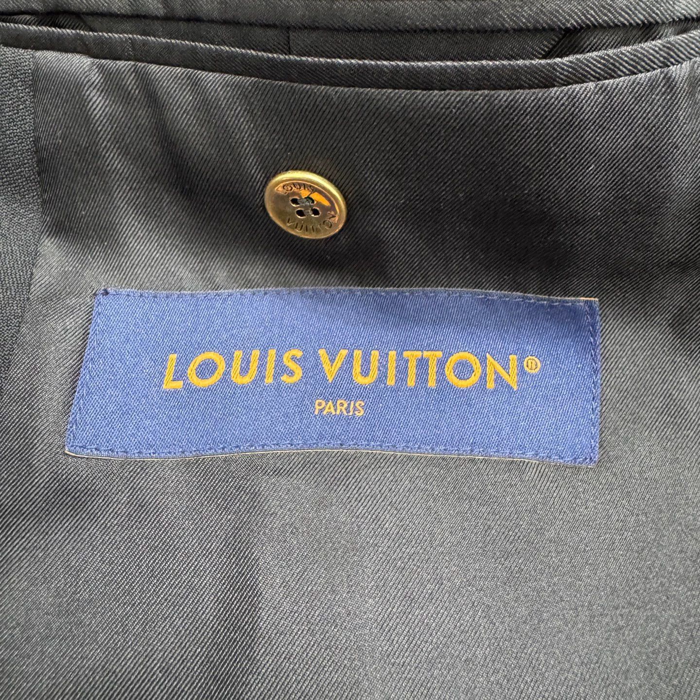 Louis Vuitton Black Cherry Blossom Wool Blazer Size US M / EU 48-50 / 2 - 3 Thumbnail