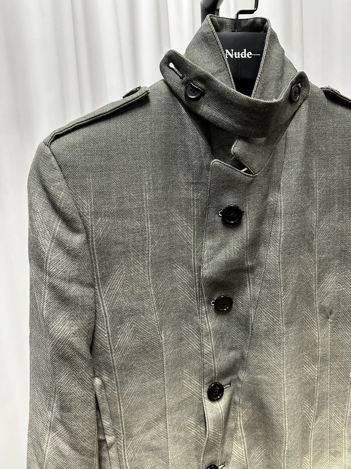 Ann Demeulemeester Unique Virgin Wool Blazer in Multi Size US XS / EU 42 / 0 - 3 Thumbnail