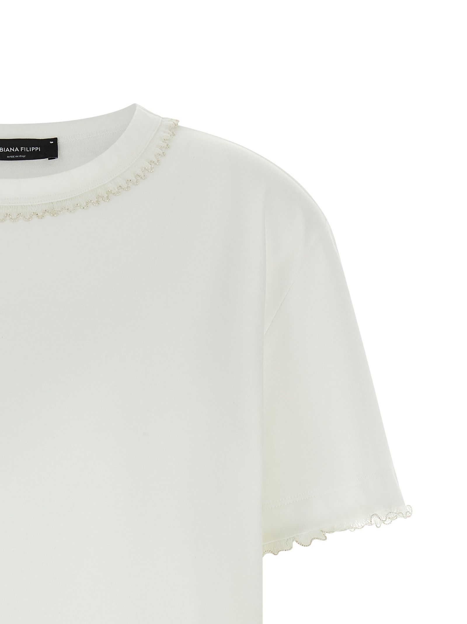 Fabiana Filippi Embroidery t-shirt Size M / US 6-8 / IT 42-44 - 3 Thumbnail