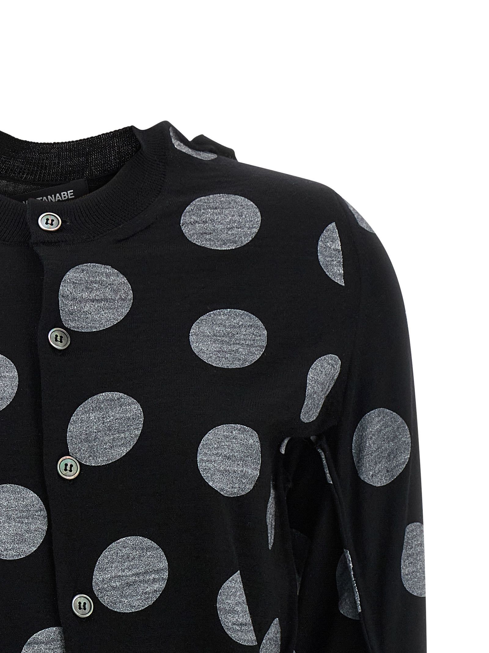Junya Watanabe Polka dot maxi cardigan Size L / US 10 / IT 46 - 3 Thumbnail