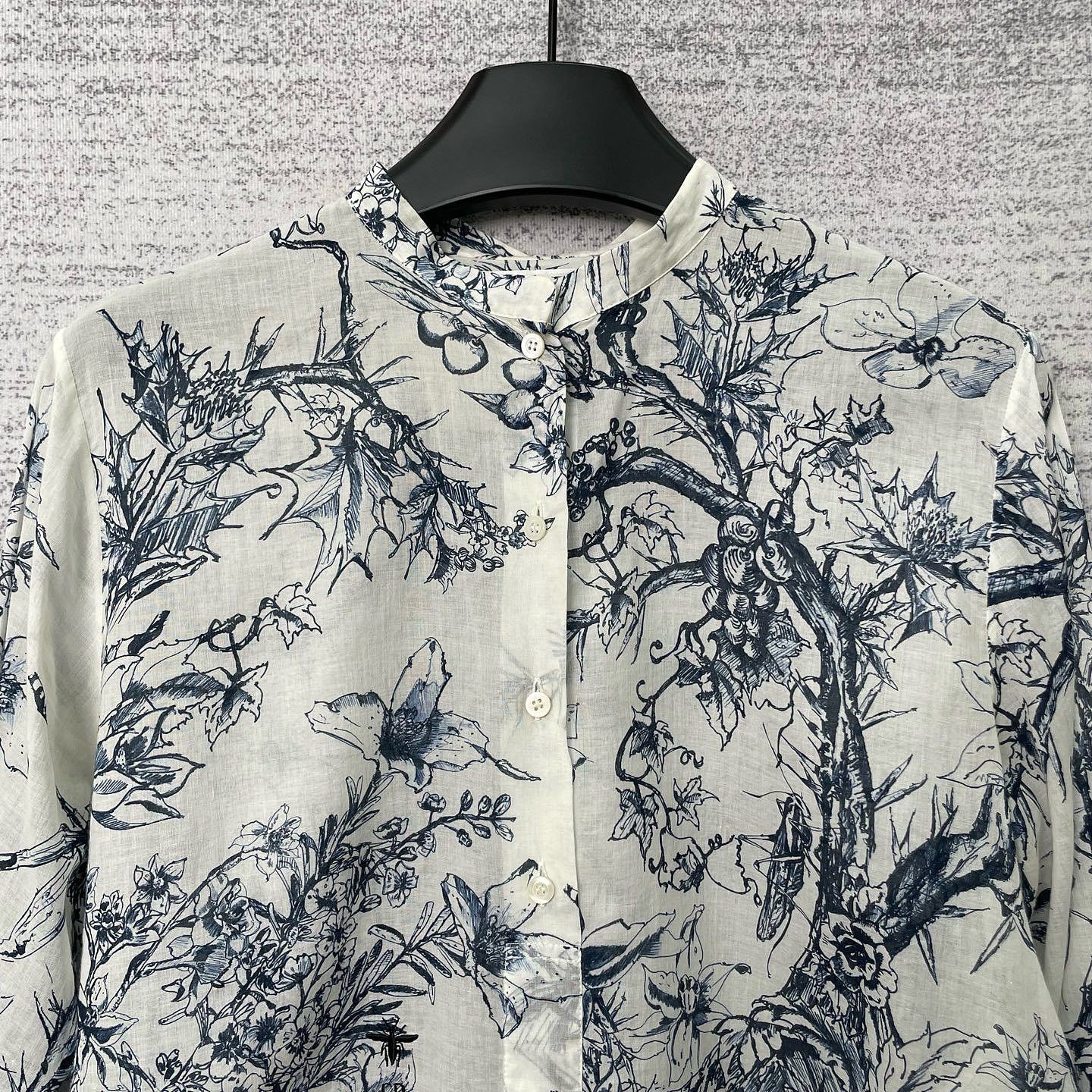 Dior Dior Toile de Jouy Floral Button Up Shirt Size 34 Size XS / US 0-2 / IT 36-38 - 5 Thumbnail