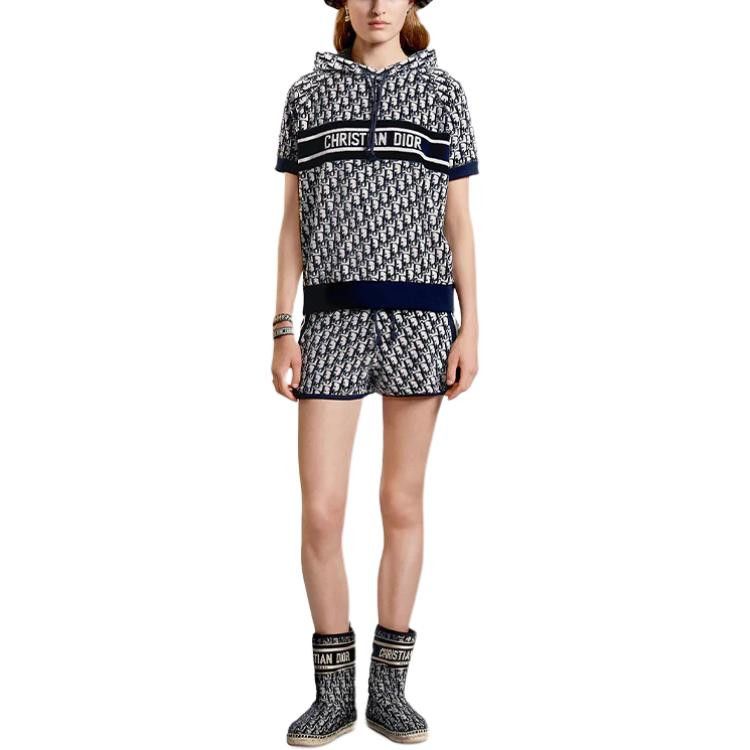 Dior Dior Oblique Short Sleeve Hoodie M Size M / US 6-8 / IT 42-44 - 8 Thumbnail
