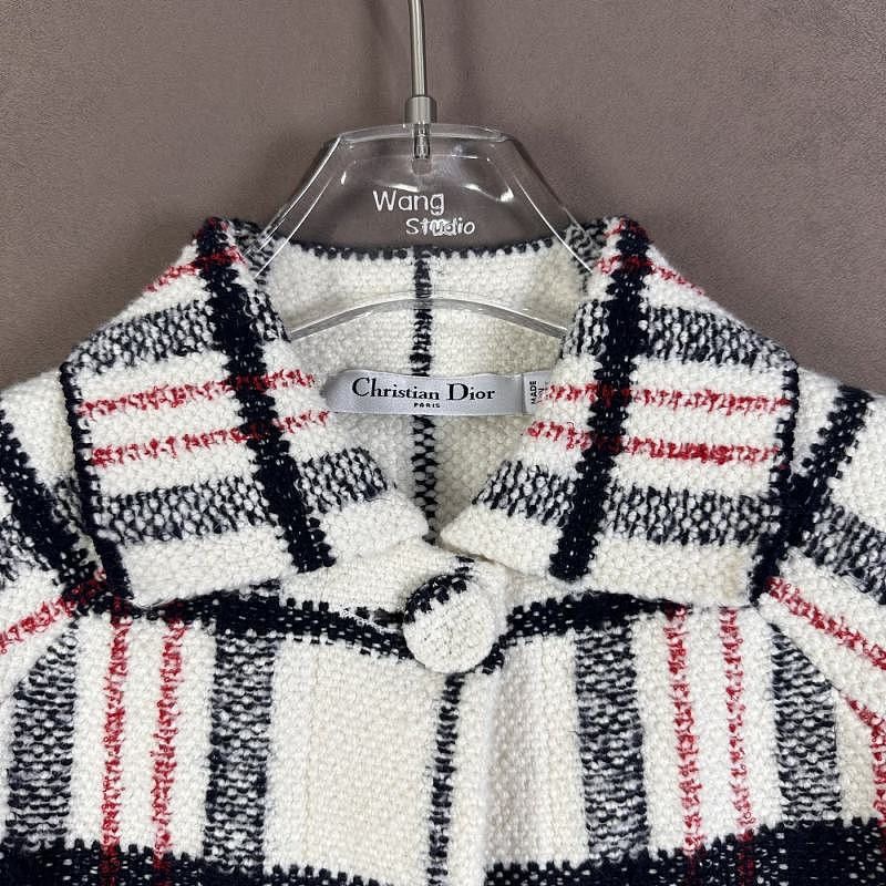 Dior Dior Check Pattern Short Sleeve Jacket Size 36 Size XS / US 0-2 / IT 36-38 - 7 Thumbnail
