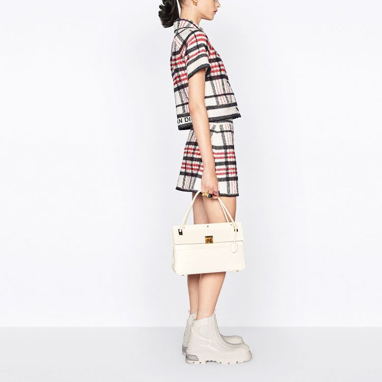 Dior Dior Check Pattern Short Sleeve Jacket Size 36 Size XS / US 0-2 / IT 36-38 - 11 Thumbnail