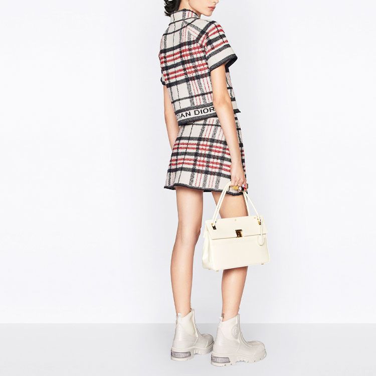 Dior Dior Check Pattern Short Sleeve Jacket Size 36 Size XS / US 0-2 / IT 36-38 - 10 Thumbnail