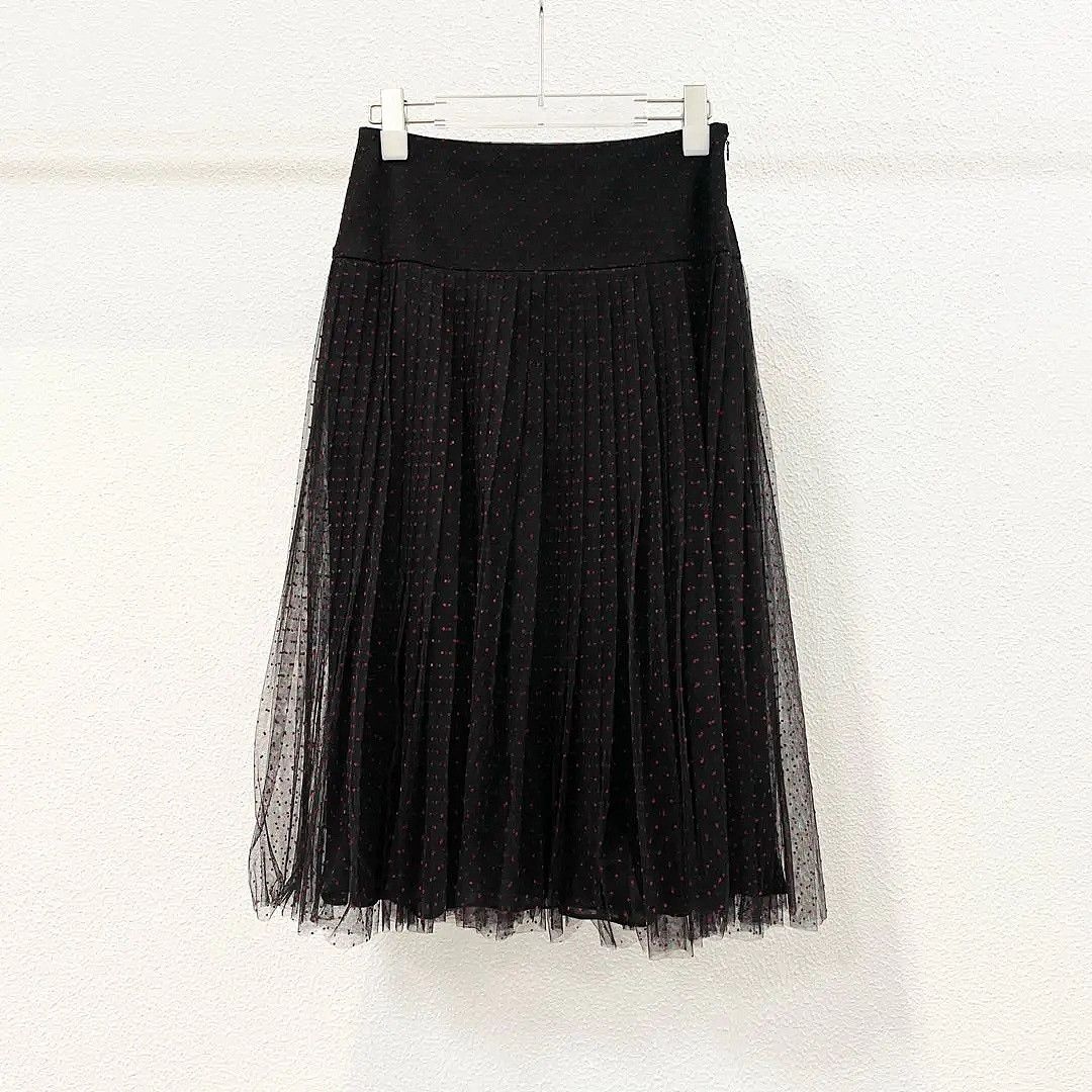 Dior Dior Polka Dot Tulle Skirt Size 38 Size 27" / US 4 / IT 40 - 2 Thumbnail