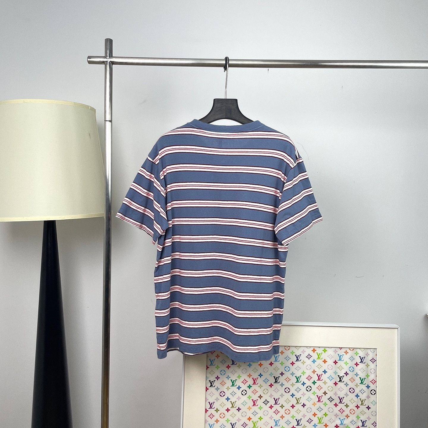 Dior Dior Striped Lily Embroidery T-Shirt Size L Size US L / EU 52-54 / 3 - 2 Thumbnail