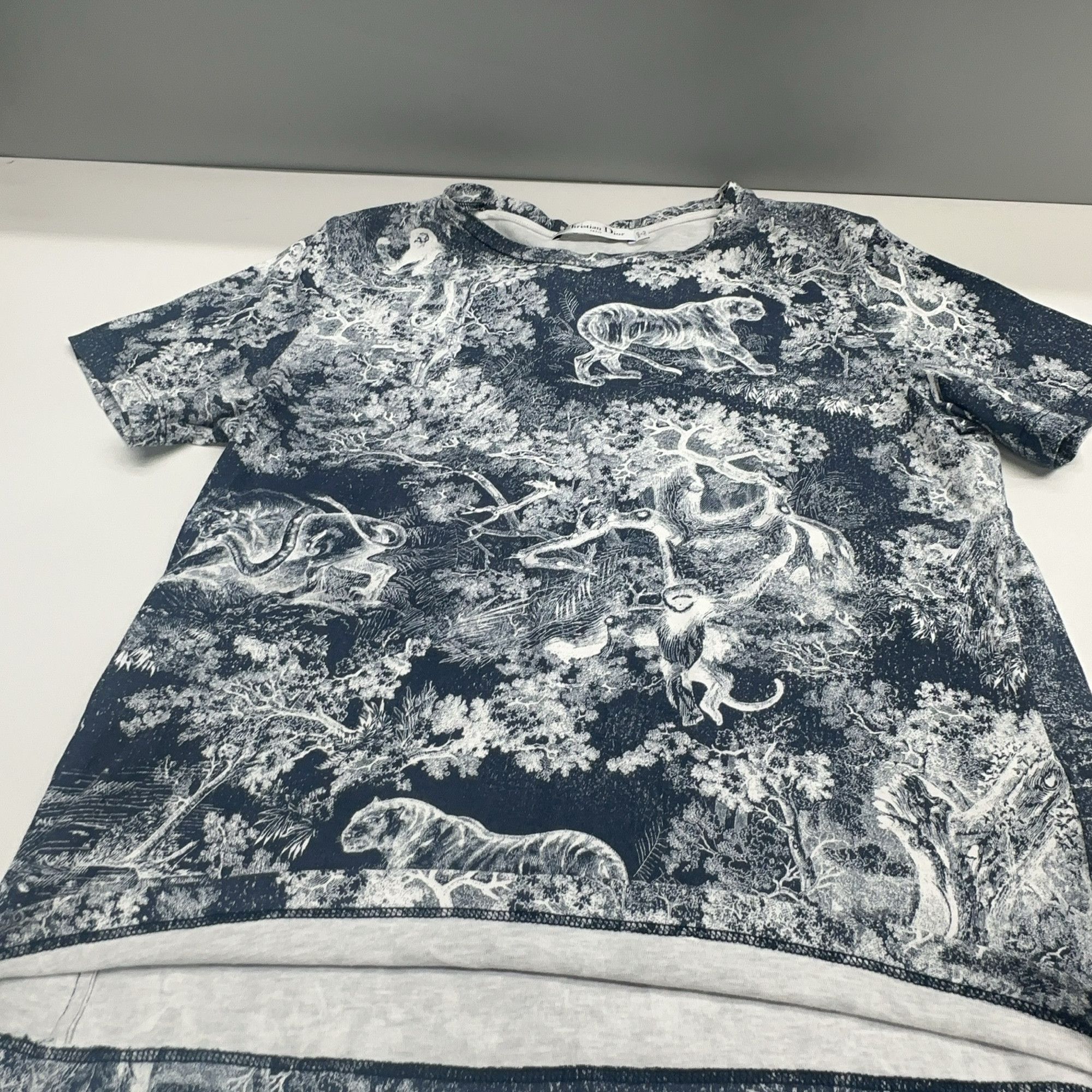 Dior Dior Animal Print Toile de Jouy T-Shirt Size L Size L / US 10 / IT 46 - 6 Thumbnail