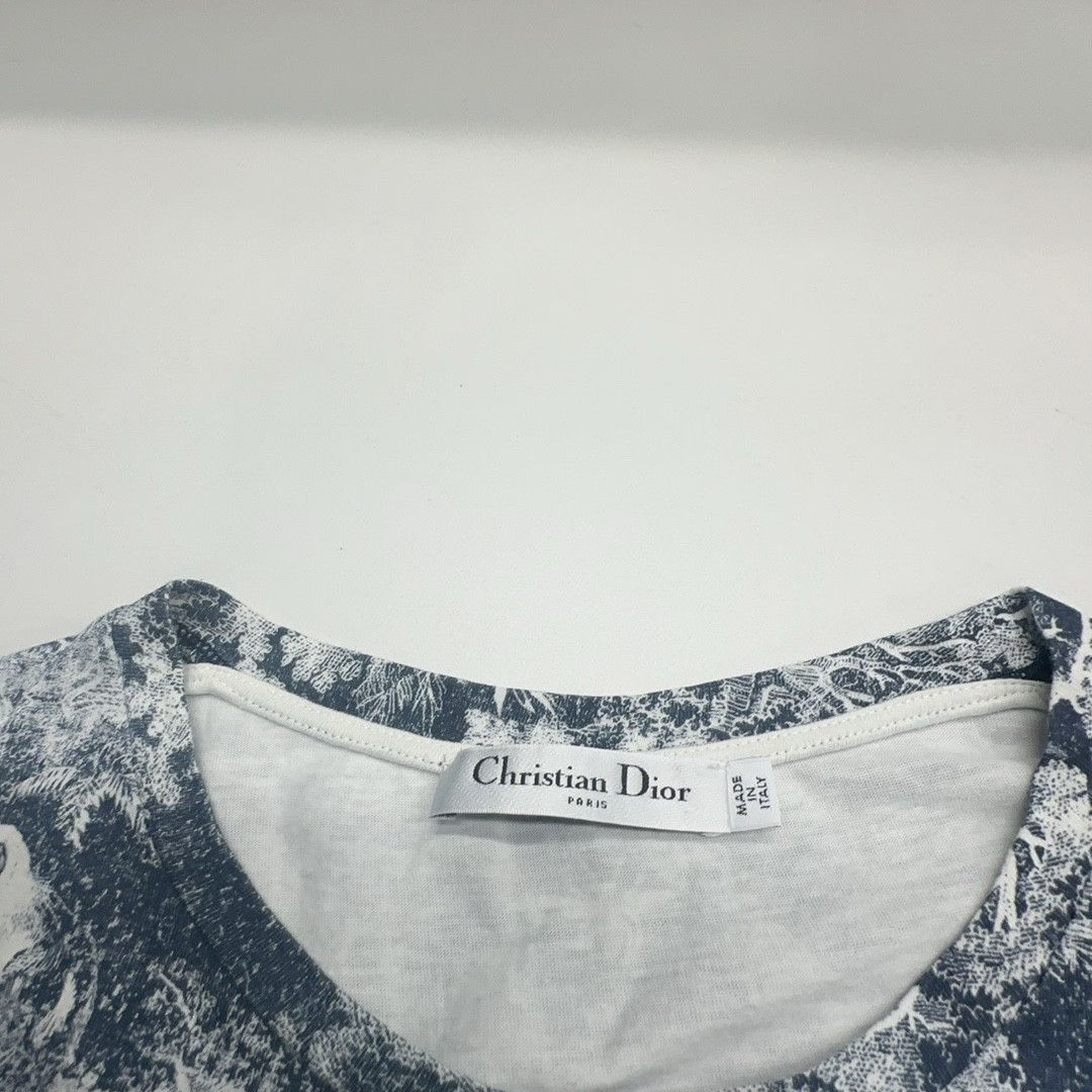 Dior Dior Animal Print Toile de Jouy T-Shirt Size L Size L / US 10 / IT 46 - 3 Thumbnail