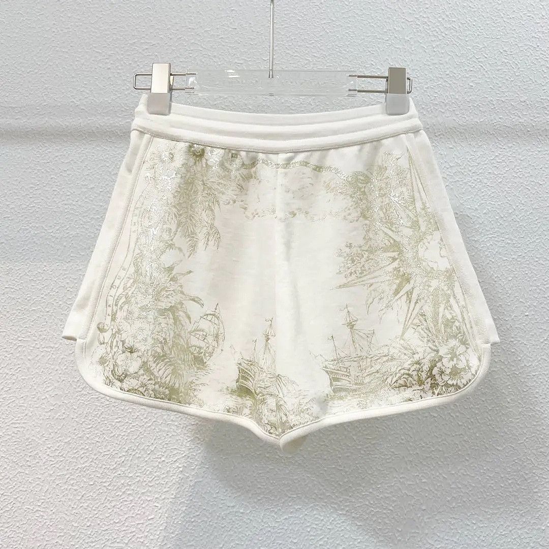 Dior Dior Toile de Jouy Print Shorts Size XS Size 26" / US 2 / IT 38 - 2 Thumbnail