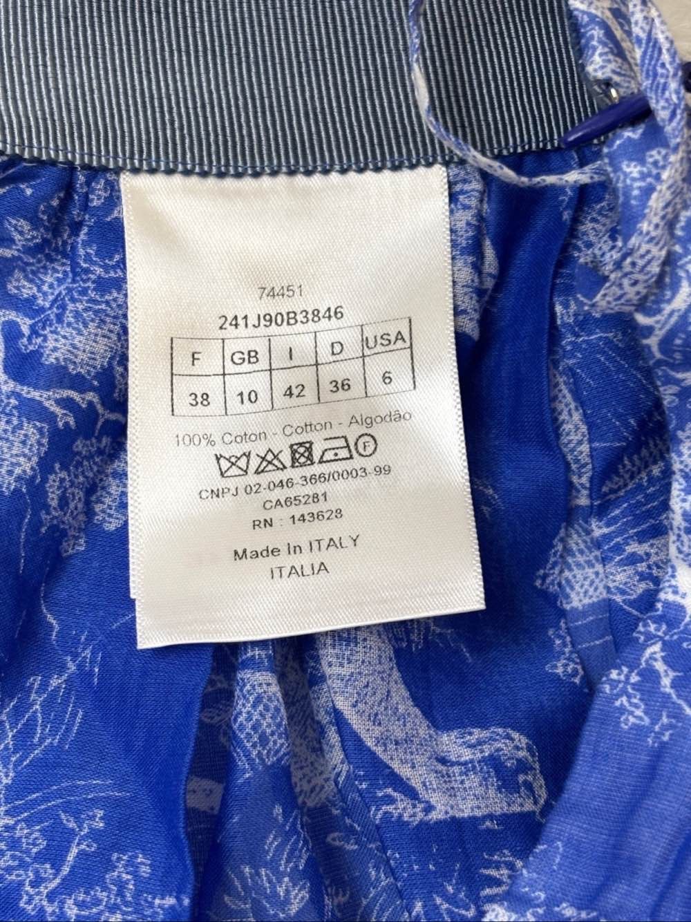 Dior Christian Dior Toile de Jouy Midi Skirt FR 38 Size 27" / US 4 / IT 40 - 4 Thumbnail