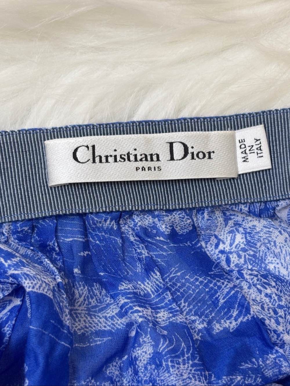 Dior Christian Dior Toile de Jouy Midi Skirt FR 38 Size 27" / US 4 / IT 40 - 3 Thumbnail