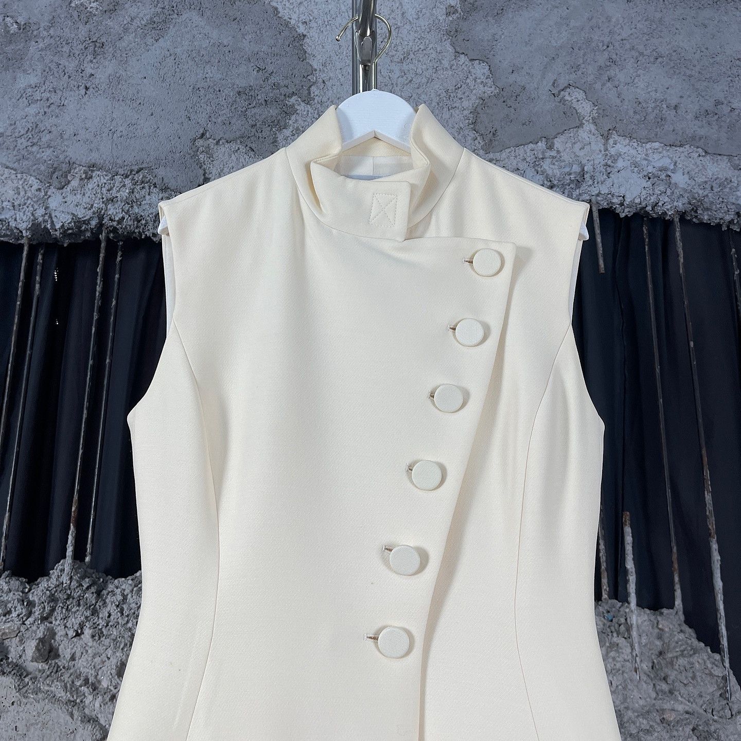 Dior Dior Sleeveless Wool Silk Dress Size 36 Size XS / US 0-2 / IT 36-38 - 5 Thumbnail