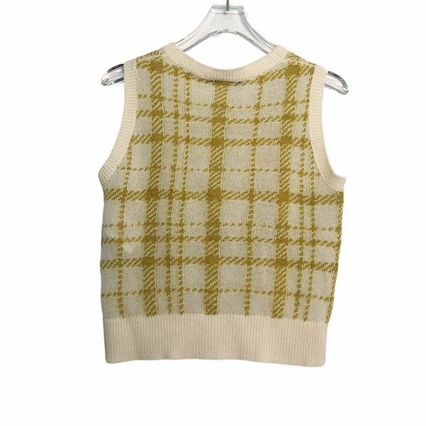 Dior Dior Plaid Knit Sweater Vest Size 34 Size XS / US 0-2 / IT 36-38 - 2 Thumbnail