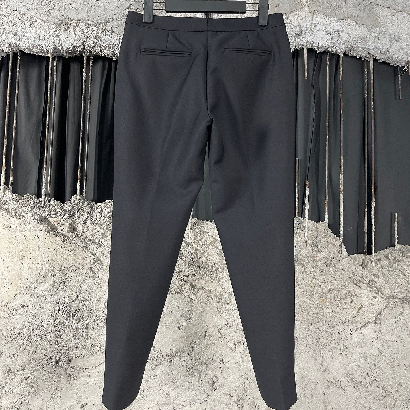 Dior Dior Black Wool Blend Pants Size 38 Size 27" / US 4 / IT 40 - 2 Thumbnail