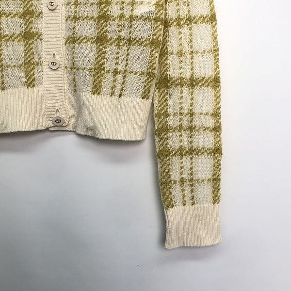 Dior Dior Plaid Knit Cardigan Size 34 Size XS / US 0-2 / IT 36-38 - 8 Thumbnail
