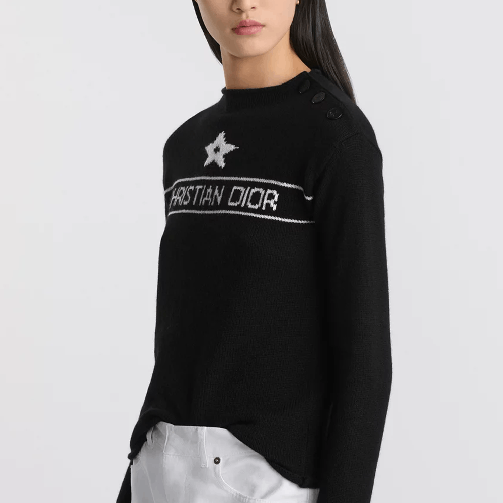 Dior Christian Dior Star Logo Cashmere Sweater Size 36 Size XS / US 0-2 / IT 36-38 - 7 Thumbnail