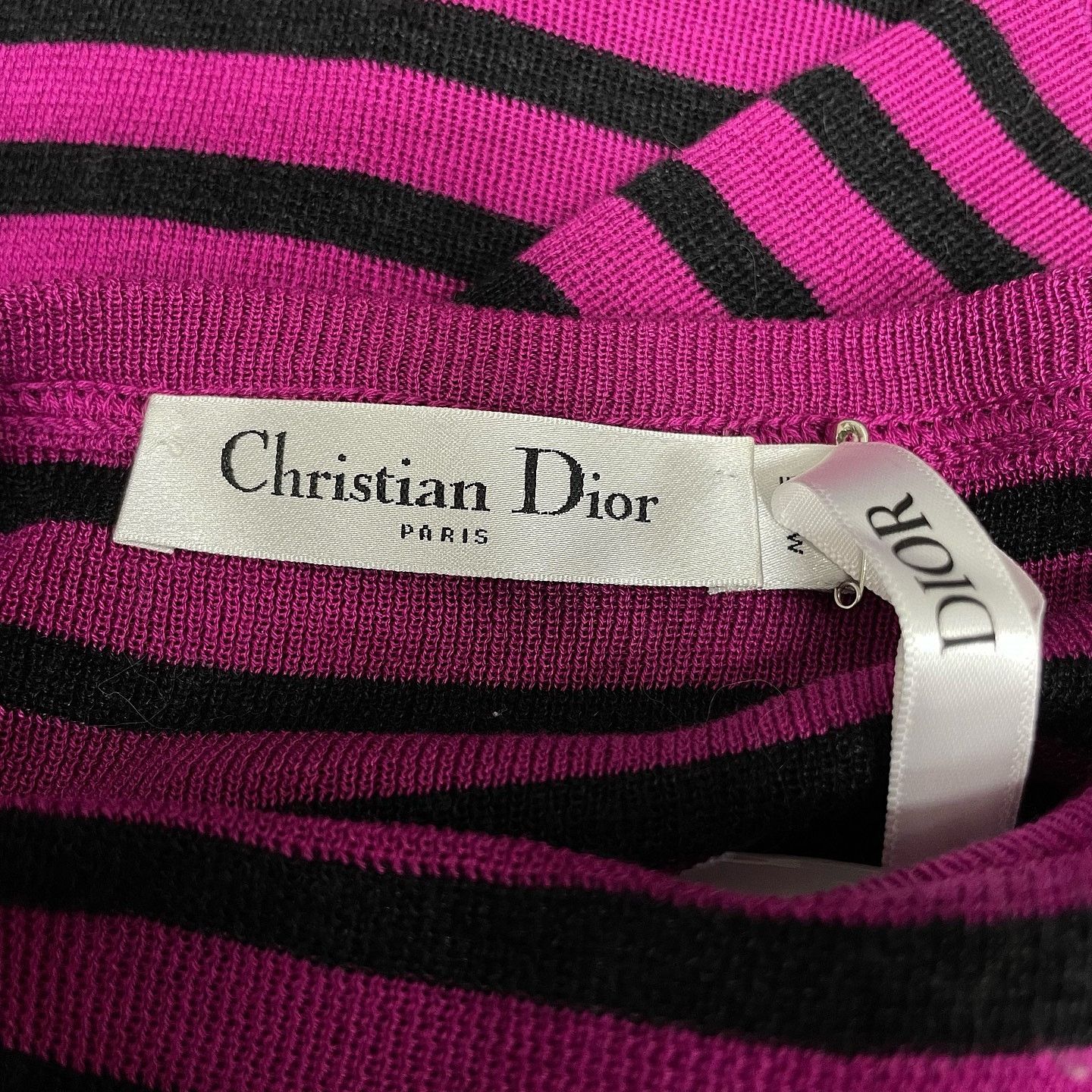 Dior Dior Striped Logo Knit Sweater Size 36 Size XS / US 0-2 / IT 36-38 - 3 Thumbnail