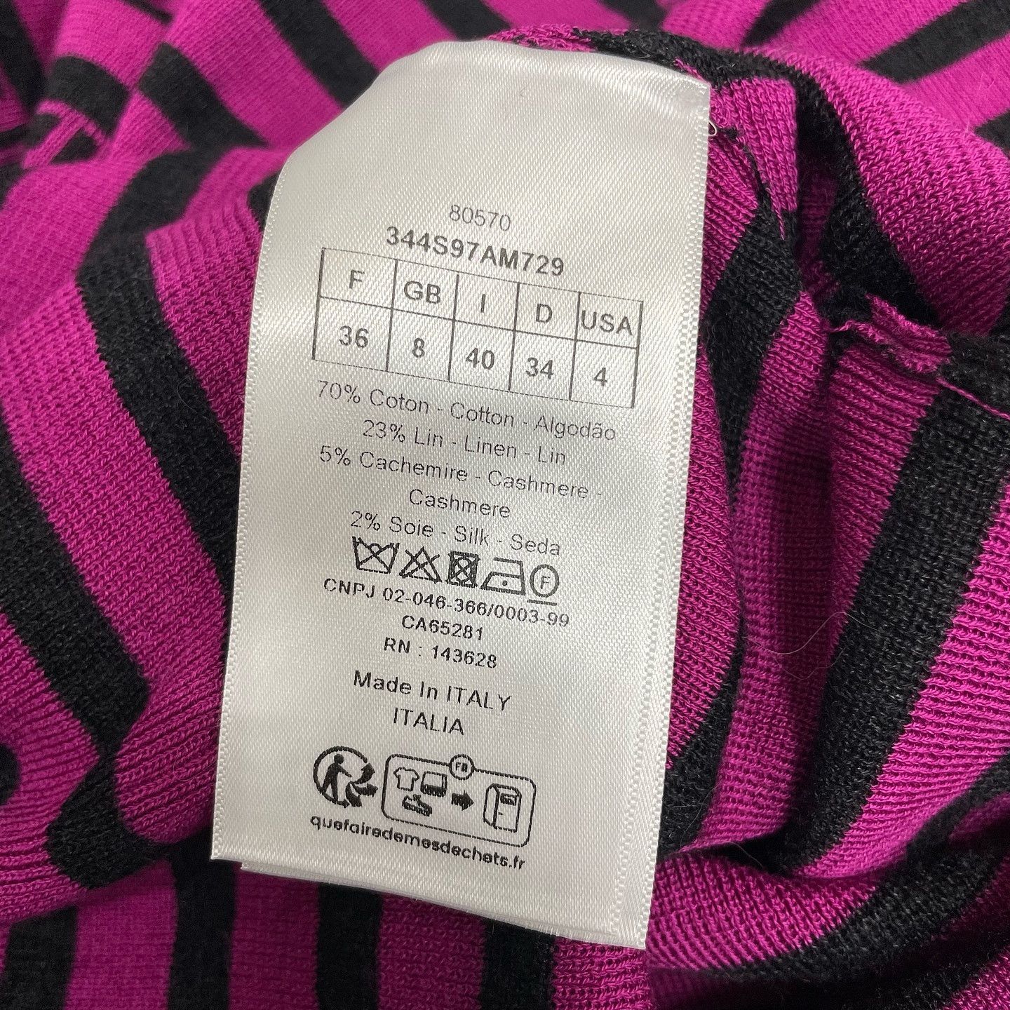 Dior Dior Striped Logo Knit Sweater Size 36 Size XS / US 0-2 / IT 36-38 - 4 Thumbnail