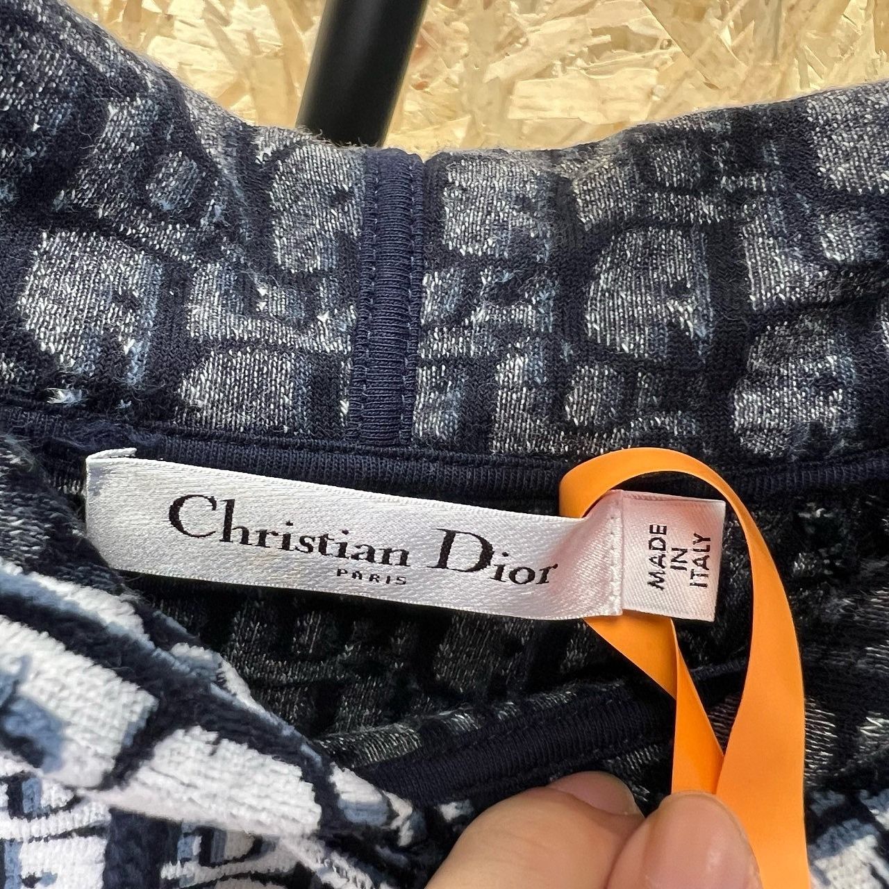 Dior Dior Oblique Hooded Toweling Mini Dress Size XS Size XS / US 0-2 / IT 36-38 - 3 Thumbnail