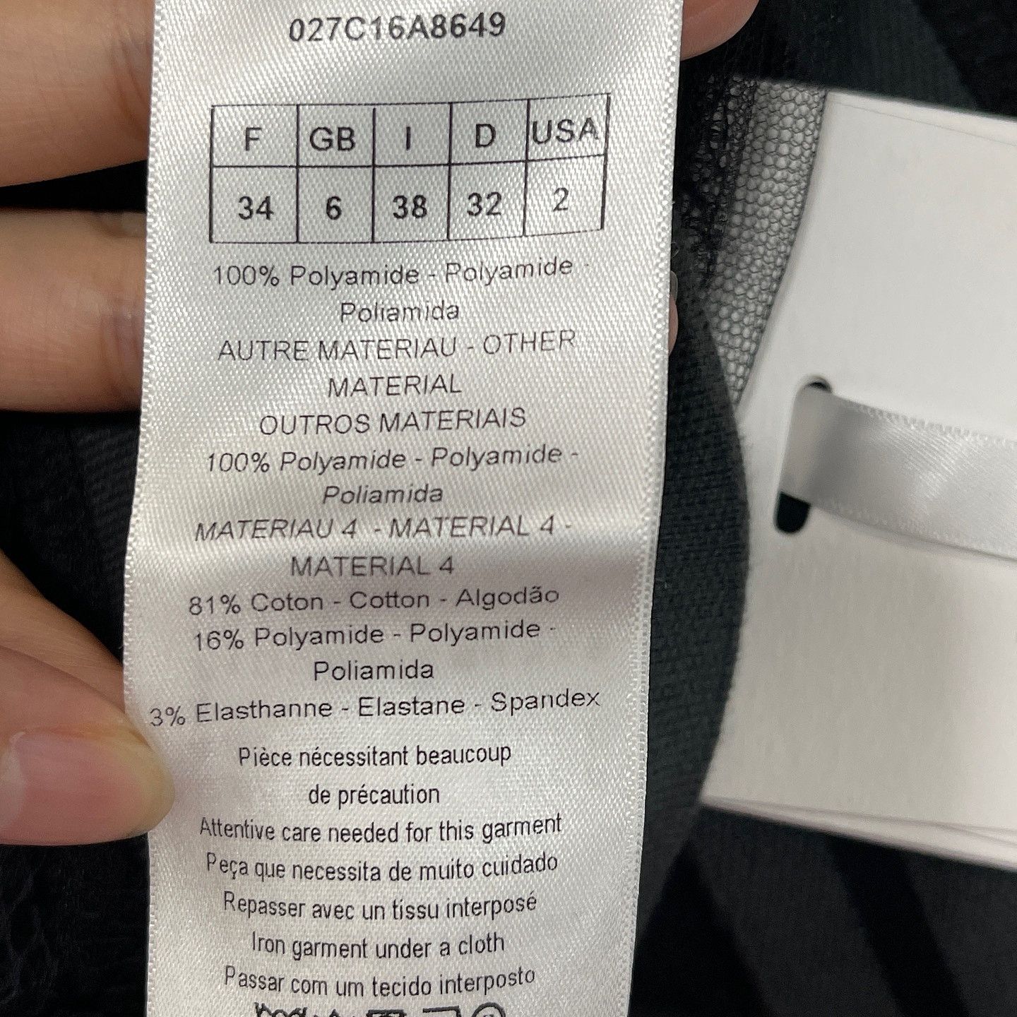 Dior Dior Mesh Bomber Jacket Size 34 Size XS / US 0-2 / IT 36-38 - 4 Thumbnail