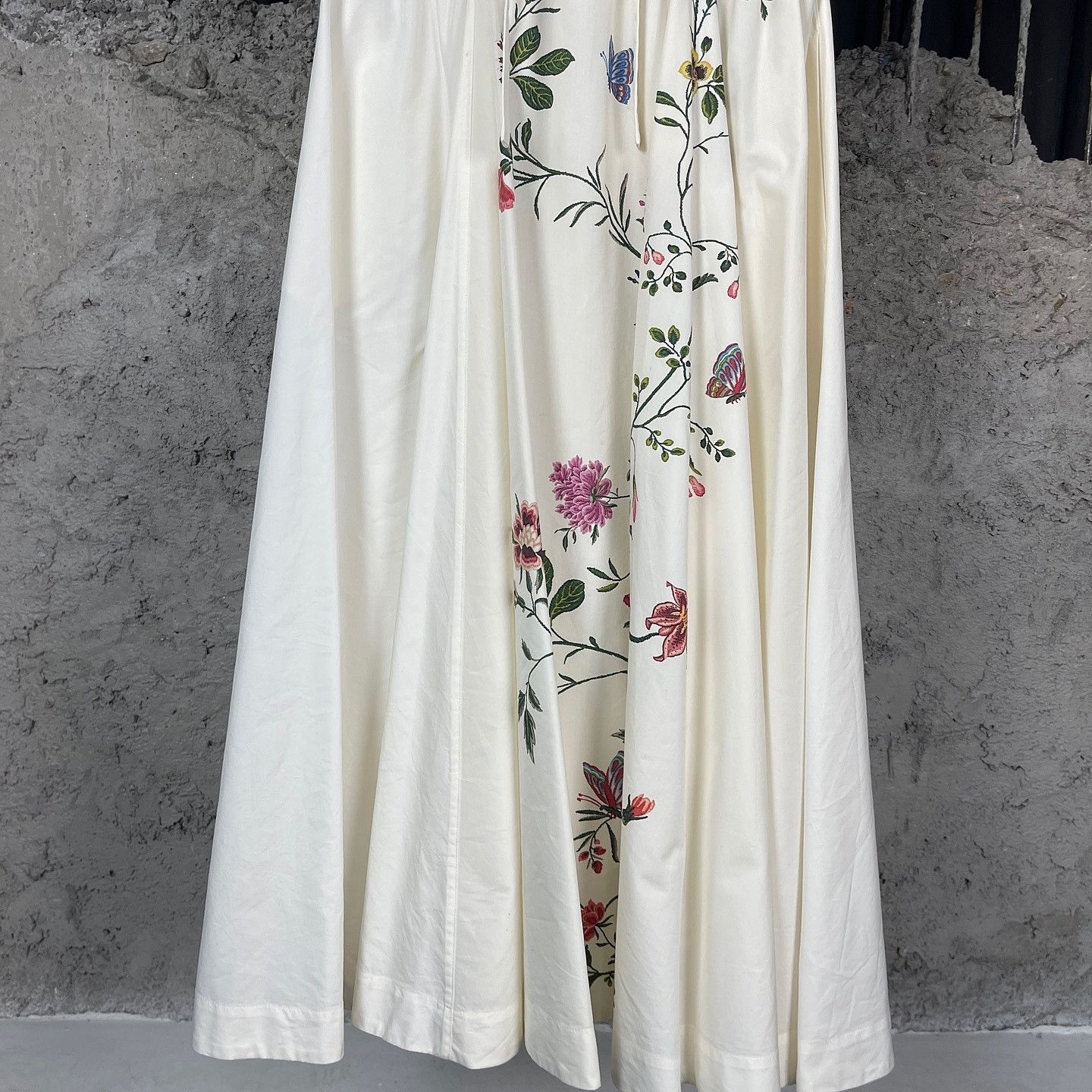 Dior Dior Floral Embroidery Midi Dress Size 36 Size XS / US 0-2 / IT 36-38 - 6 Thumbnail