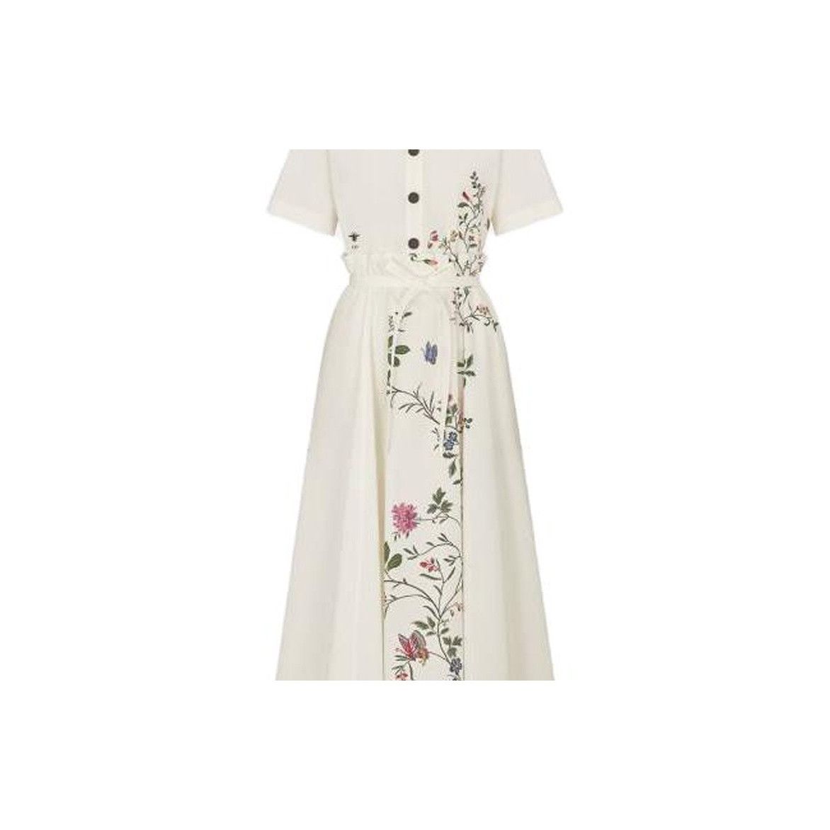 Dior Dior Floral Embroidery Midi Dress Size 36 Size XS / US 0-2 / IT 36-38 - 10 Thumbnail
