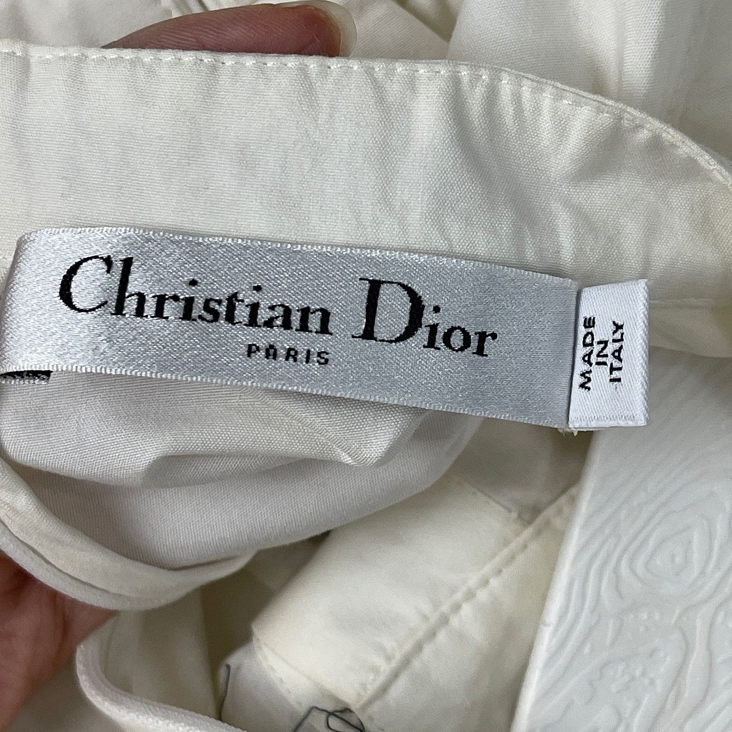 Dior Dior Floral Embroidery Midi Dress Size 36 Size XS / US 0-2 / IT 36-38 - 3 Thumbnail