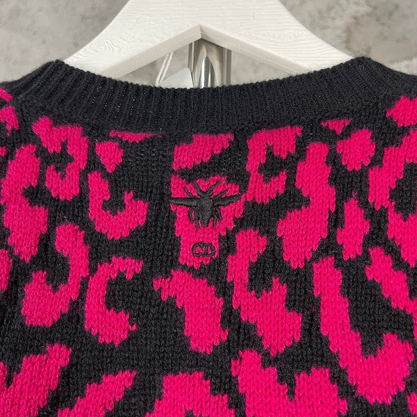 Dior Dior Leopard Print Cashmere Knit Top Size 36 Size XS / US 0-2 / IT 36-38 - 7 Thumbnail