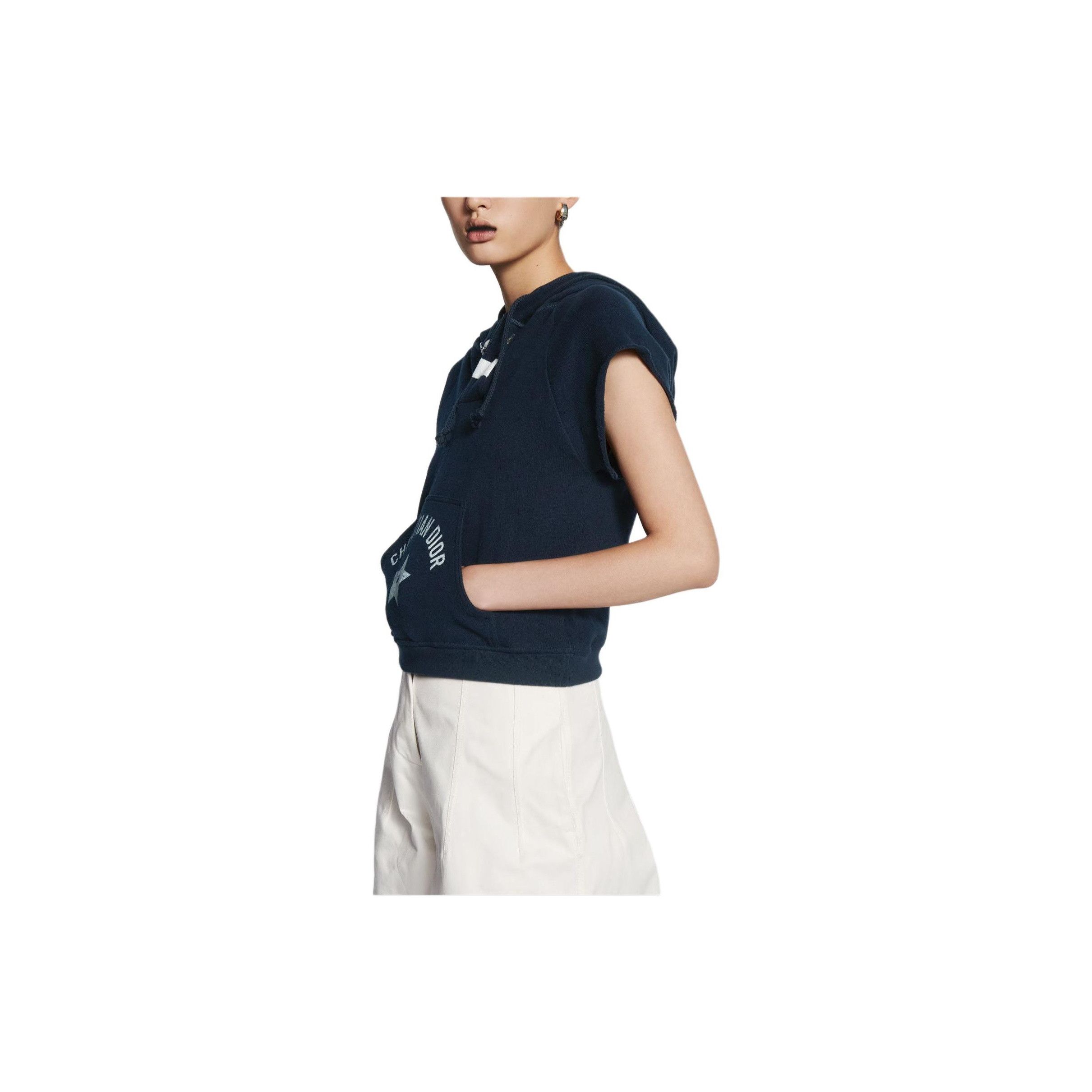 Dior Dior Logo Star Short Sleeve Hoodie Size 40 Size M / US 6-8 / IT 42-44 - 10 Thumbnail