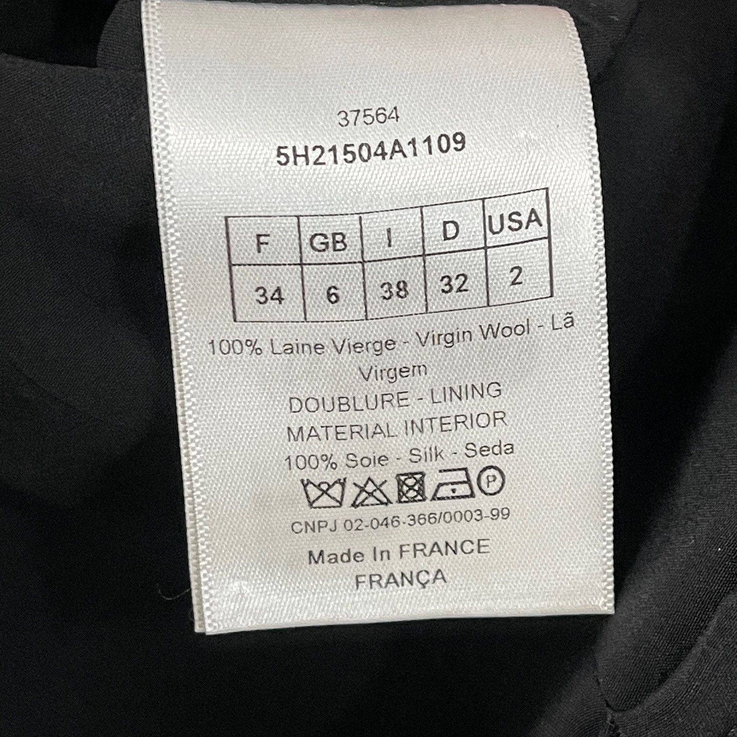 Dior Dior Virgin Wool Sleeveless Top Size 34 Size XS / US 0-2 / IT 36-38 - 4 Thumbnail