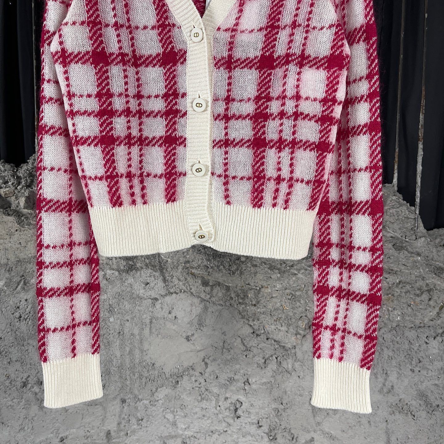 Dior Dior Plaid Cardigan Size 34 Size XS / US 0-2 / IT 36-38 - 5 Thumbnail