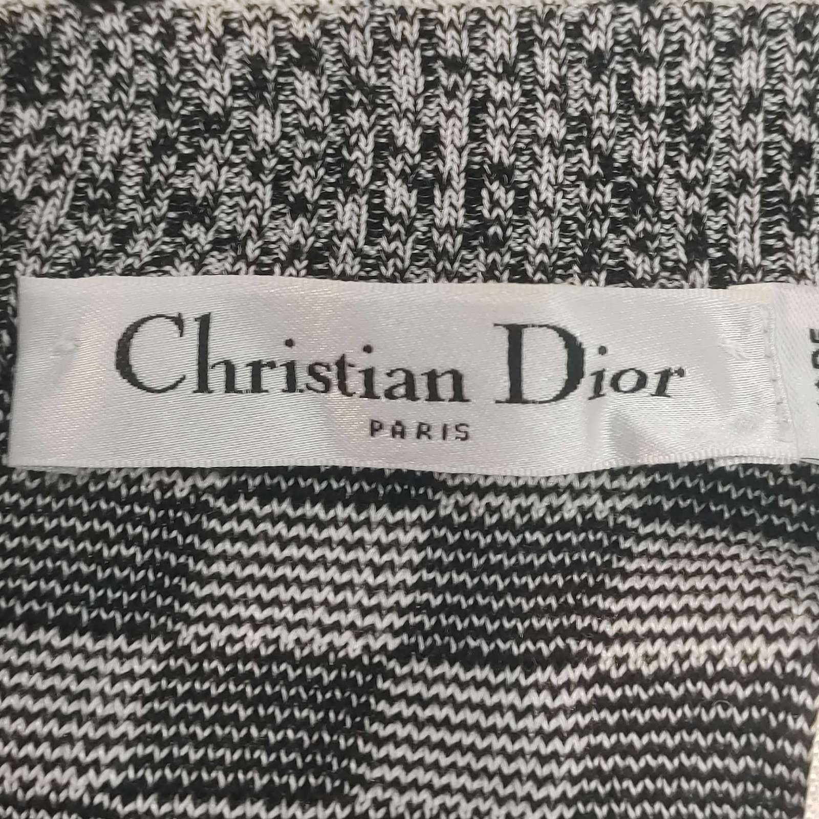 Dior Dior Checkerboard Knit Dress Size FR 34 Size XS / US 0-2 / IT 36-38 - 3 Thumbnail