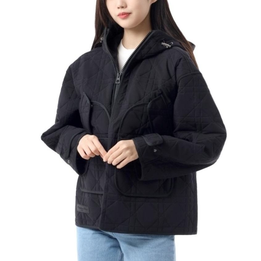 Dior Dior Cannage Quilted Hooded Jacket Size 36 Size XS / US 0-2 / IT 36-38 - 7 Thumbnail