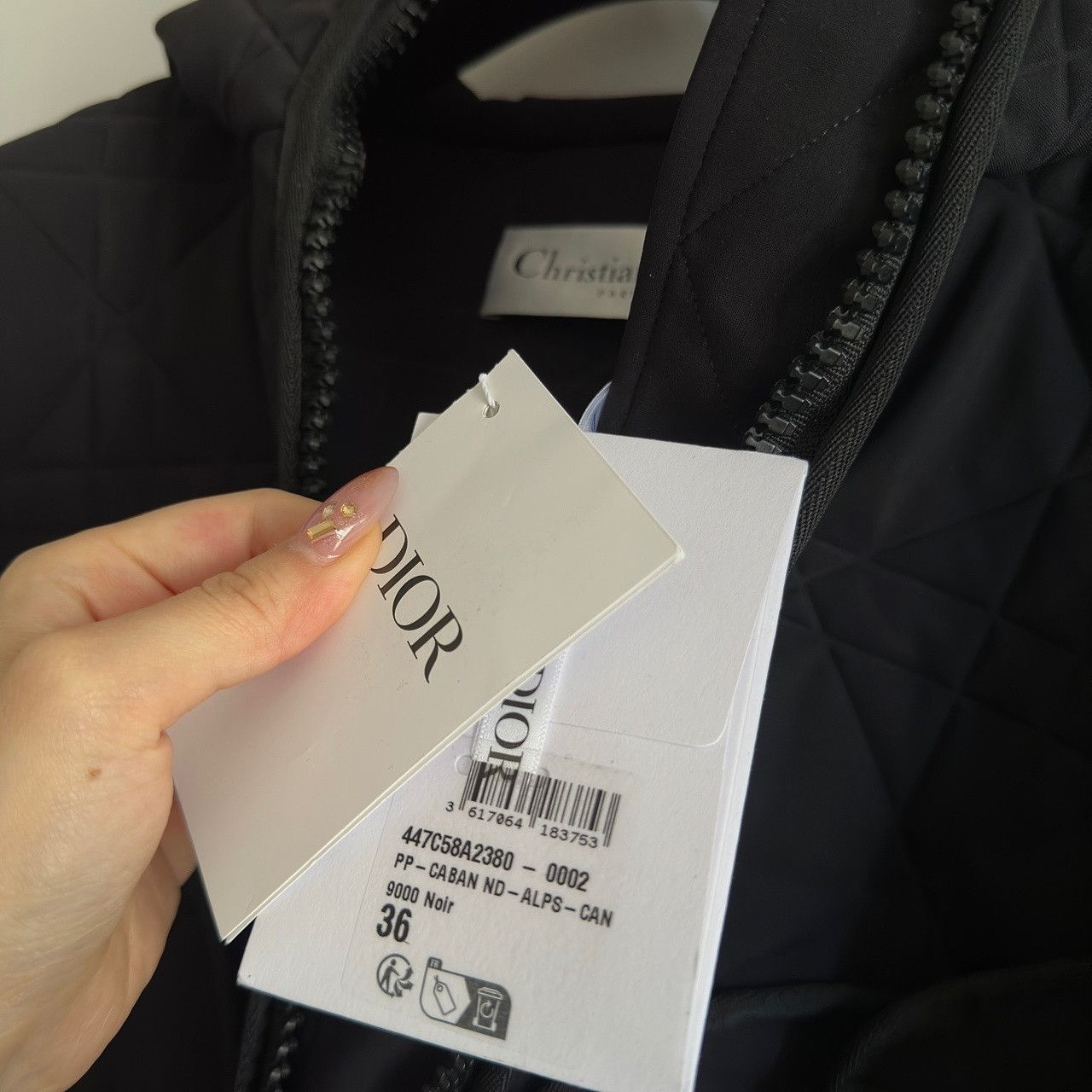 Dior Dior Cannage Quilted Hooded Jacket Size 36 Size XS / US 0-2 / IT 36-38 - 3 Thumbnail