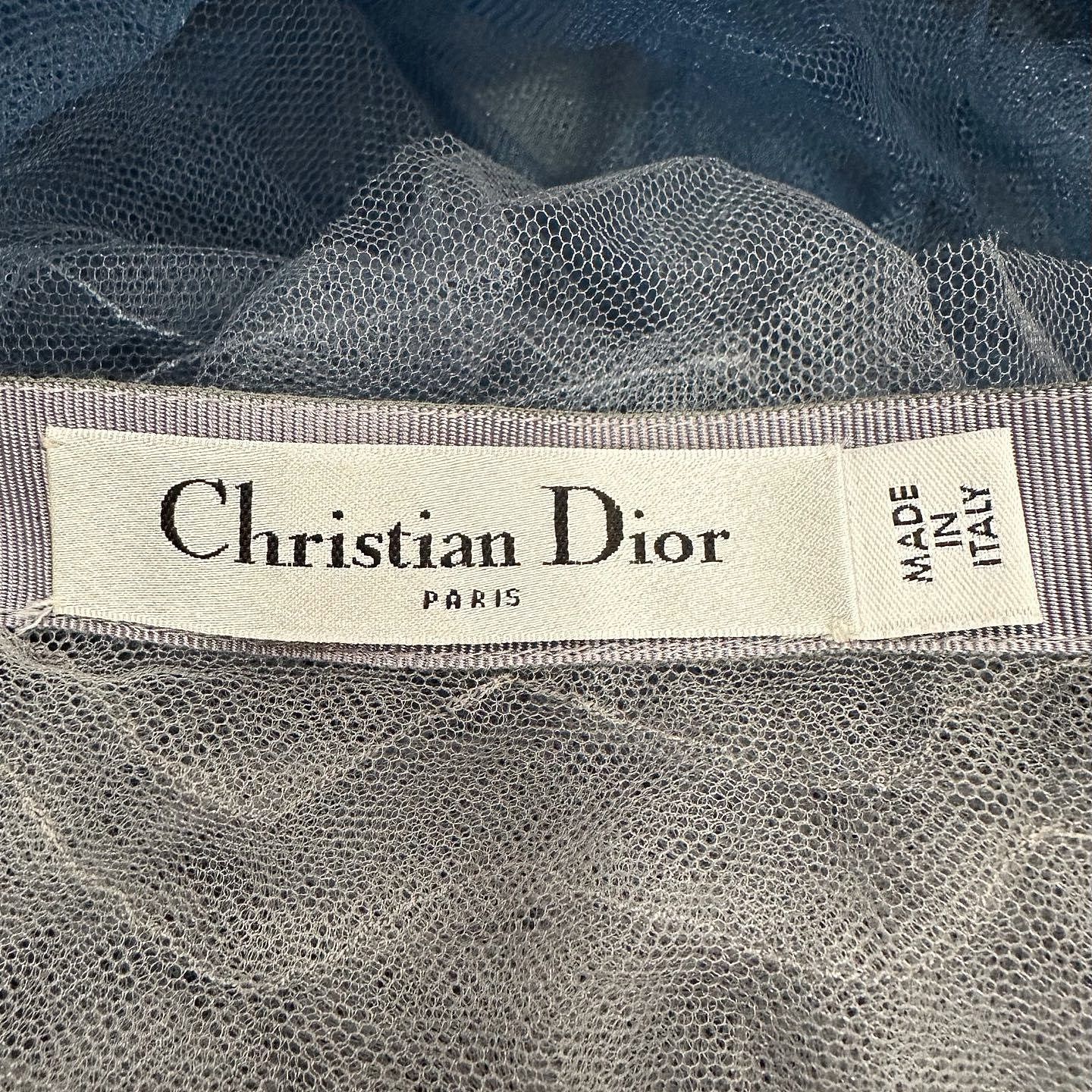 Dior Dior Ombre Tulle Midi Skirt Size 34 Size 25" / US 0 / IT 36 - 3 Thumbnail